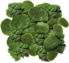 20 Pcs Artificial Moss Rock Assorted Sized Decorative Faux Green Stones Floral