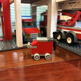 Lego City Fire Station 60004, Complete With Instructions, Used