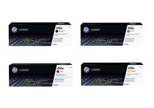 HP 410X Black Magenta Yellow Cyan High-yield Toner Cartridge 4 Pack