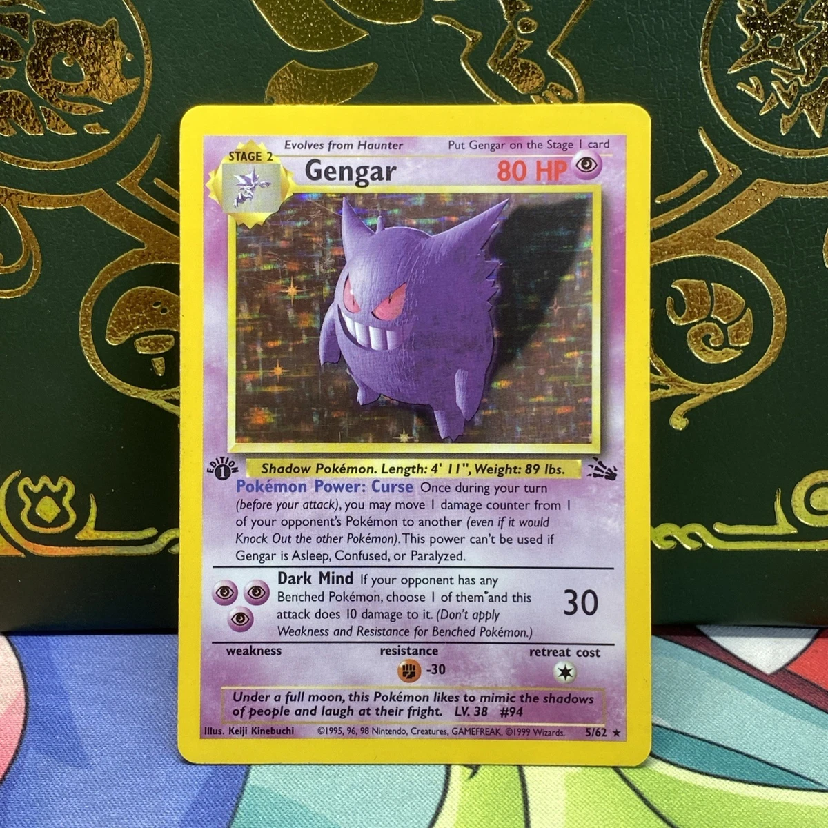 Gengar Pokémon TCG 1st Edition Individual Trading Card Games for