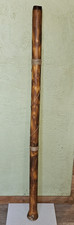 World Percussion Traditional Handmade Music Didgeridoo. 46 1/2" Wood w/ Twine.
