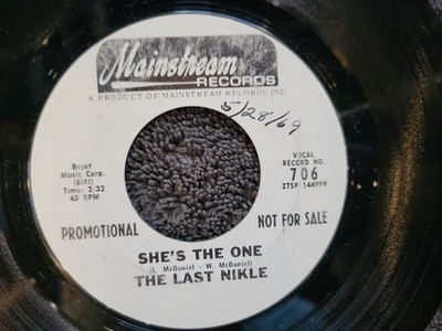 LAST NIKLE SHE'S THE ONE WHITE LABEL PROMO MAINSTREAM 706 WLP