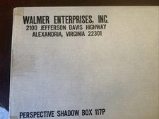Walmer Enterprises Dollhouse Co. Shadow Box/Room Box 117P