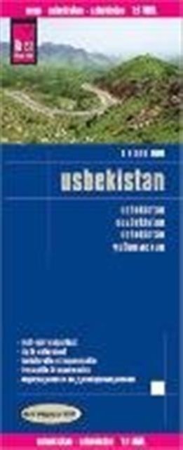 Uzbekistan (1:1.000.000): 2023 (German) SHEET MAP 9783831772742
