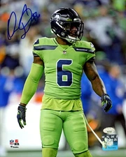 Quandre Diggs Autographed Signed 8x10 Photo Seattle Seahawks MCS Holo