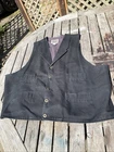 Frontier Classics Black Western Style Waist Coat 2XL