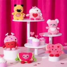 NWT 2024 Sweet BumBumz Valentine's Day 4.5" Plush Toy Complete Set of 5 SOLD OUT