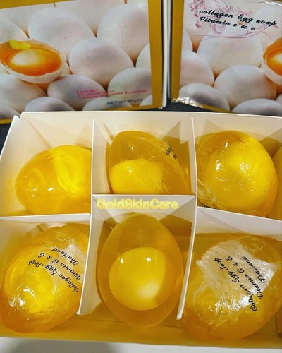COLLAGEN BRIGHTENING EGG SOAP ORIGINAL. 1 egg Price - 第 2/2 張圖片