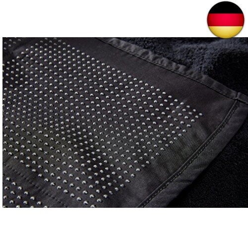 Fitness Handtuch mit Silikonnoppen, rutschfest, 100% Baumwolle, Sporthandtuch - Bild 3 von 7