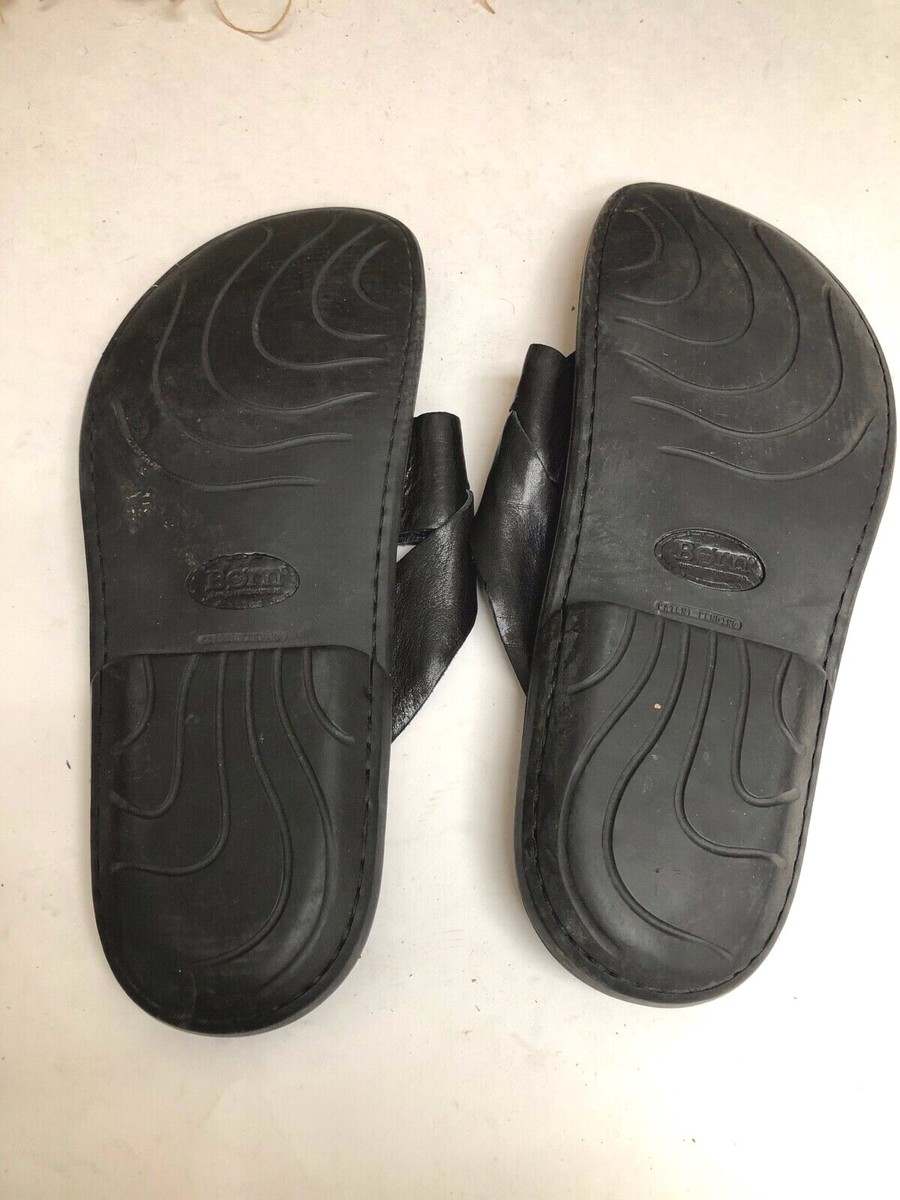 BORN Leather Shoes Sandals 9/42.5 Style M3332 Mens Black Open Toe BORN Leather Shoes Sandals 14/49 Style M3332 Mens Black Open  main image 3