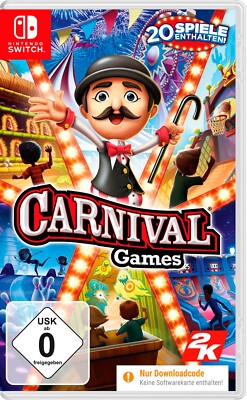 Carnival Games (Code in a Box) - Nintendo Switch (NEU & OVP!)