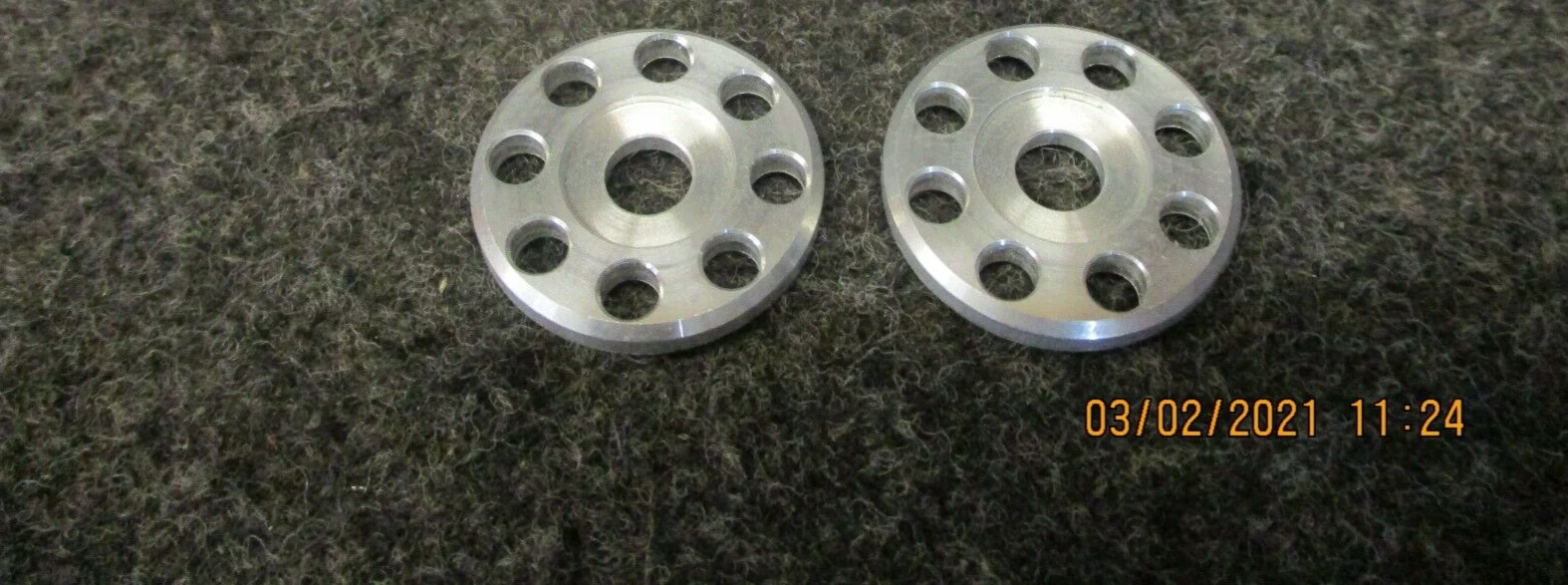 Honda CR250 1997 DOCWOB silver alloy petrol tank top hat washer fitting kit