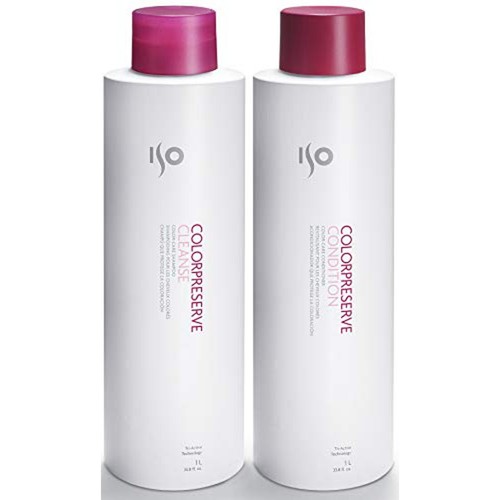 ISO Color Preserve Cleanse Shampoo & Condition Conditioner SET 33.8 oz each