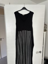 Stunning Hobbs Black & White Maxi Dress  Size 12