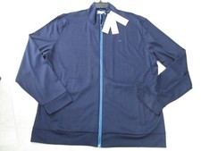 NEW Calvin Klein Liquid Touch Full Zip Sweatshirt Jacket MENS XL Navy/Blue 98.