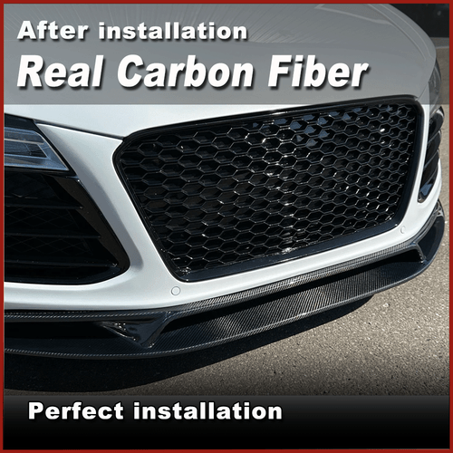 Se adapta a Audi R8 Gen 1 GT V8 V10 carbono labio delantero alerón divisor - Imagen 7 de 17