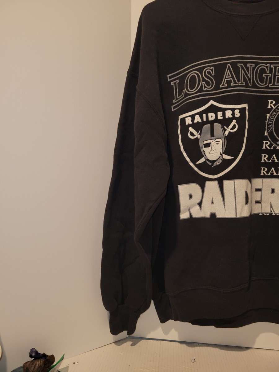 Windbreaker Raiders Crew Neck VINTAGE 80s/90s LA Raiders