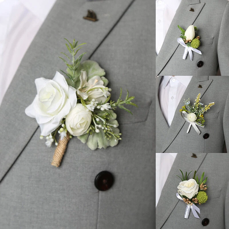Wedding brooch for groom deals