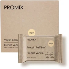 Promix Nutrition Vegan Protein Puff Bars | High Protein Low Calorie Marshmall...