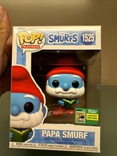 Papa Smurf FUNKO Pop The Smurfs SDCC Exclusive San Diego Sticker Comic Con