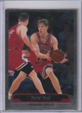 Tarjeta de baloncesto RC 1999-00 Topps cromada #110 Kornel David Chicago Bulls novato B