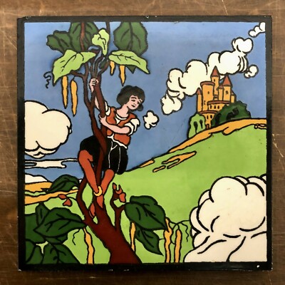 DEC-ART Transfer Tile Vintage California Jack and the Beanstock