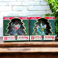 Vintage Coca Cola Bottling Works Collection Christmas Ornament (1994, 1995)