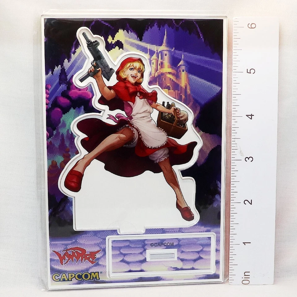 CAPCOM Vampire Savior Darkstalkers Bulleta B.B. Figura de pie acrílico Hood 2024 Foto 2 de 4