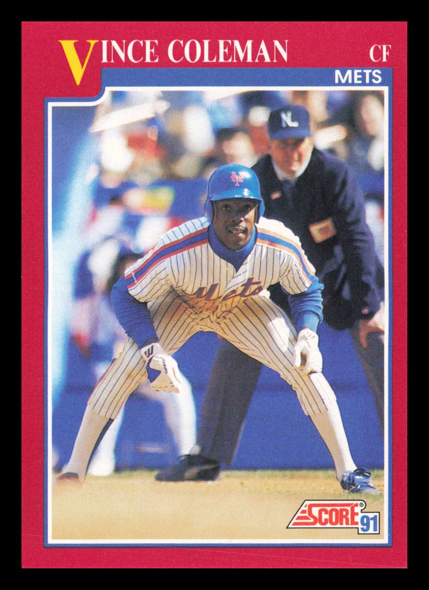 Vince Coleman #57T 1991 Score Rookie & Traded New York Mets | eBay