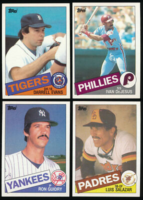 1985 Topps - You Pick Complete Your Set #1-200 (F76)