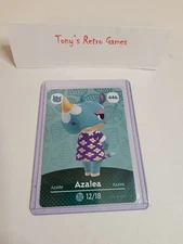 !SUPER SALE! AZALEA # 446 Animal Crossing Amiibo Card SERIES 5 NINTENDO MINT!