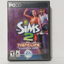 The Sims 2 Nightlife PC Game Expansion Pack 2005 Complete Free Shipping 