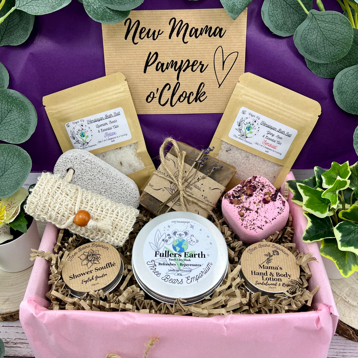 Hamper Kit Mother Earth Baby Products Pamper Kit Mum Baby Shower