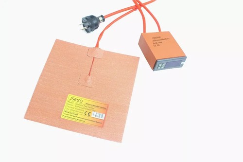 13.8" X 19.7" 350 X 500mm 1300W w/ 3M Digital Controller JSRGO Silicone Heater - Picture 7 of 11