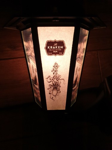 Kraken Rum kraken light the kraken Wall Light pub bar lantern rum man cave - Picture 4 of 11