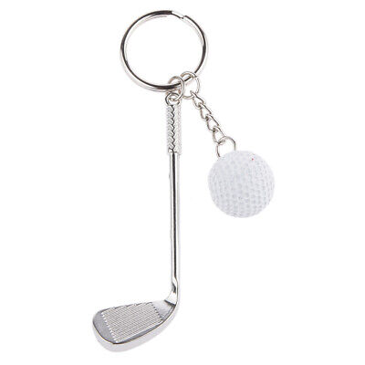 Schlüsselanhänger Mini Golfschläger Ball Anhänger Taschenanhänger 