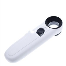 15X Handheld Glass Loupe Magnifier With 2 Light