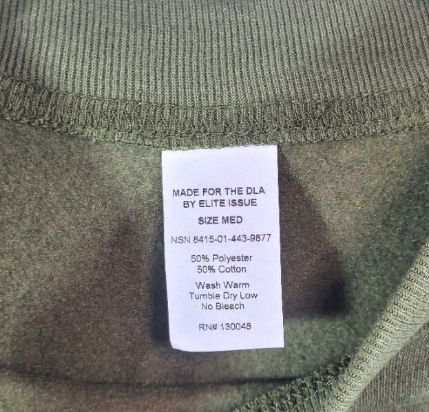 Elite Issue DLA Defense Logistics Marine Corp USMC PT Sweatshirt