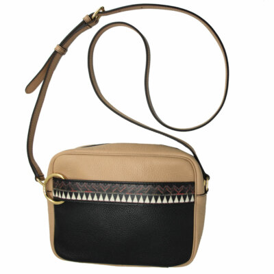 BRAND NEW ETROBEIGE & BROWN LEATHER CROSSBODY SHOULDER BAG 1I144