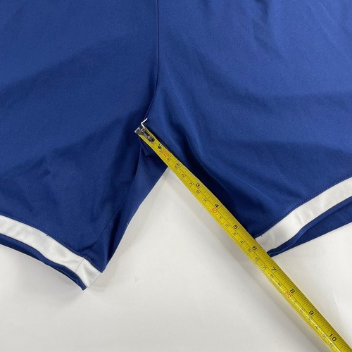 Adidas Original Shorts Small Blue Youth Climalite Athletic 3 Stripes Used 2018 - Picture 5 of 12