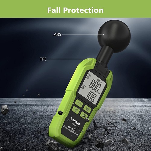 Rilevatore EMF 360° Misuratore Onde Elettromagnetiche Portatile con Schermo LCD - Foto 8 di 9