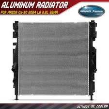 Aluminum and Plastic Radiator with Trans Oil Cooler for Mazda CX-90 2024 L6 3.3L