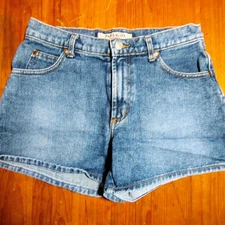 Paris Blues Denim Jean Shorts Size 5 Vintage Made in USA Light Wash
