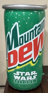 Inflatable Mountain Dew Star Wars Episode I Jar Jar Binks Collector Can