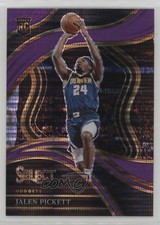 2023 Select Courtside FOTL Neon Purple Pulsar Prizm 5/5 Jalen Pickett #281 0rd2