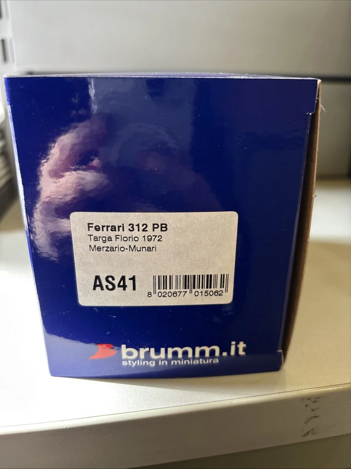 Brumm As41 Ferrari 312 PB Targa Florio 1972 1^Merzario (alla Guida) -Munari #3 - Immagine 3 di 4