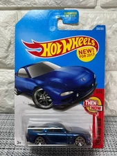 Hot Wheels Then And Now 3/10 '95 Mazda RX-7 336/365 New For 2017 Blue