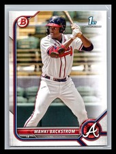 Mahki Backstrom Atlanta Braves #BP-121 Bowman 2022 Bowman Prospects