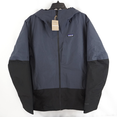 Patagonia Gore-Tex Insulated Storm Shift Coat In Black/Smolder
