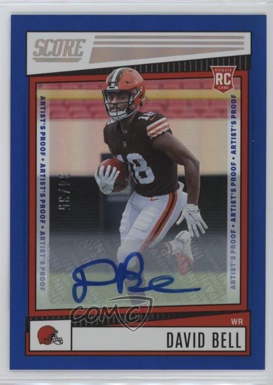 2022 Score Rookies Artist Proof Signatures 34/35 David Bell Rookie Auto RC z7j